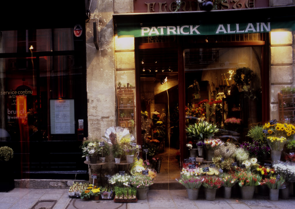 Flower Shop, ile St Louis, Paris, France