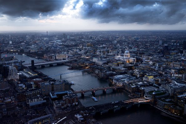 View of St Paul's Cathedral, London 2014